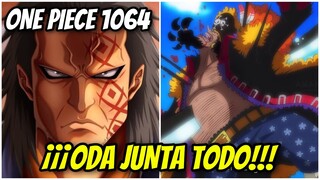 ODA ESTÁ LOCO!!! EMPIEZA A ENLAZAR TODO ONE PIECE!!! - One Piece 1064