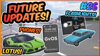 PHONES!! || FLASHLIGHTS! || LOTUS + MORE!! || Greenville Future Updates #26 || Greenville ROBLOX