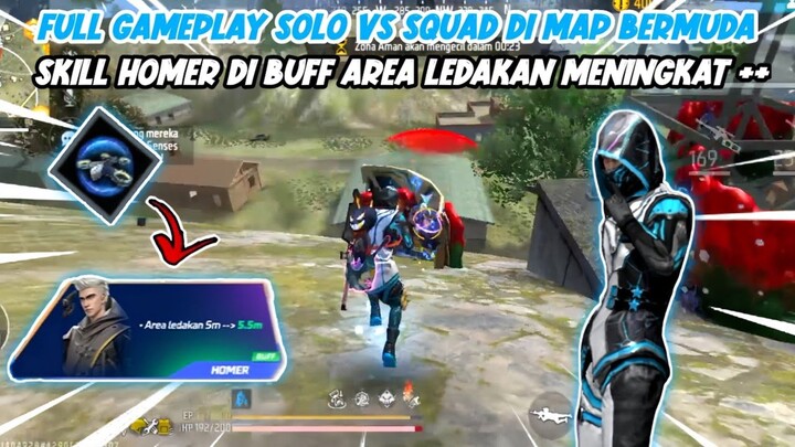 NYOBAIN PAKAI SKILL HOMER LAGI SETELAH DI BUFF! JARAK + AREA LEDAKAN MENINGKAT!