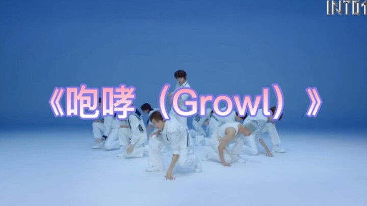 【INTO1】Ruang Latihan Storm Eye, BGM-nya EXO "Growl", mohon jangan masuk jika keberatan