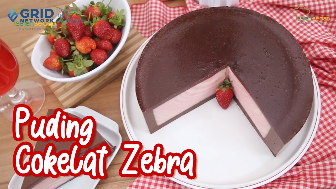 Resep Puding Cokelat Zebra Untuk Dessert Makan Malam Natal Bilibili