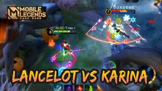 MANIAC 🔥🔥🔥, LANCELOT VS HYPER KARINA | GAMEPLAY #92 | MOBILE LEGENDS BANG BANG