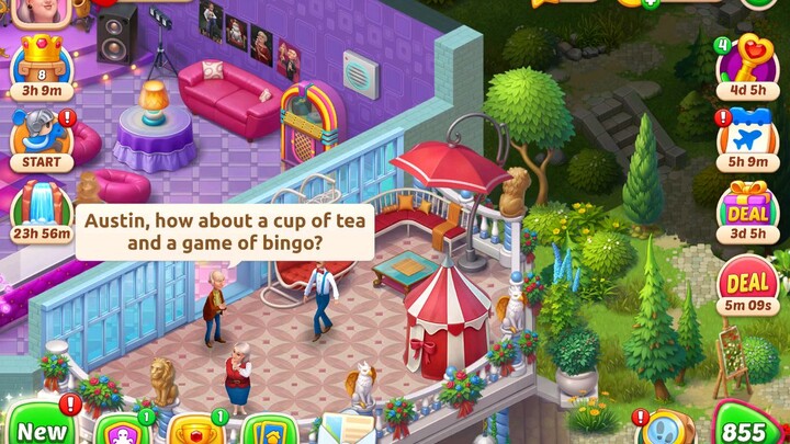 HOMESCAPE DAY 6 PARTY HALL DECORATION