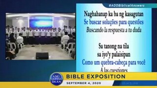 💖 MCGI 💖 ANG DATING DAAN 💖 BIBLE EXPOSITION 💖 September 4 2020