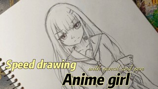 Gambar anime girl yang gampang yuk ~! 🤍 hope you like it ❤