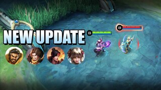 NEW UPDATE - ROGER BUFF, GOLD LANE NERF, TIGREAL STUN - PATCH 1.8.26 ADVANCE SERVER