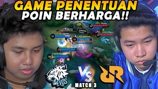 MATCH PENENTUAN DAN SANGAT PENTING BUAT KEDUA TEAM!! - RRQ VS EVOS MATCH 3