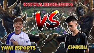 YAWI ESPORTS VS CH4KNU KHUFRA HIGHLIGHTS | *SINO ANG PINAKA MAGALING  SAKA NILA?