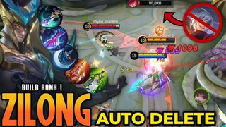 FAST GAME!! 14 KILL!! ZILONG 1 HIT DELETE!! ZILONG BEST BUILD IN 2022!! BUILD TOP 1 GLOBAL ZILONG ML