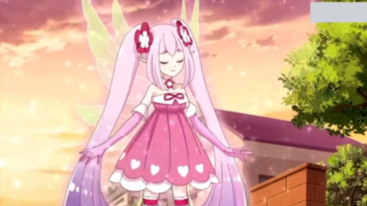 Chinese comic flower fairy - Peach Blossom Fairy King Hongyu, representing prosperity