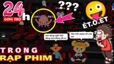 24H ĂN CƠM TRÓ TRONG PLAY TOGETHER | GẶP KHẢ ÁI BAY LƠ LỬNG TRONG RẠP PHIM " MA HAY NGƯỜI VẬY ? "