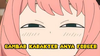 Gambar Karakter anya forget -Waku waku