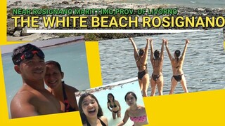 The white beach rosignano,nakapag swimming din kami