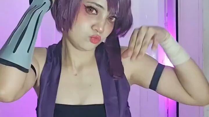 Yuzuriha cosplay your waifu from India🥵
