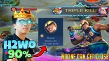 H2wo 90% Winrate on BRUNO! ~ Noone can get CLOSE! | H2wo Perfect Gameplay