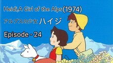 Alps no Shoujo Heiji(Heidi,A Girl of the Alps-1974)Eng Sub Episode - 24