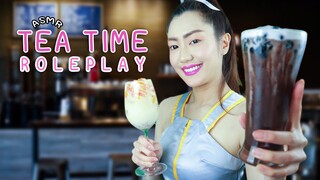 ASMR ไทย ร้านชานมไข่มุก โกโก้ เข้มข้น ASMR TEA TIME Roleplay