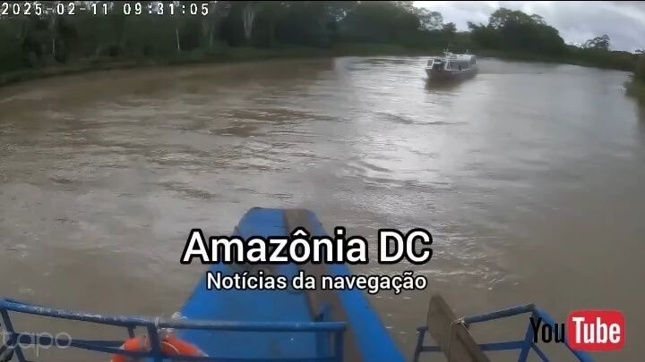 Acidente entre Lancha e Expresso Ajato deixa feridos no rio  Amazonas, entre  Pucalipa e Contamana n