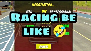 Racing In Car Parking Multiplayer Be Like