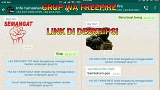 GRUP WA FREE FIRE TERBARU 2020
