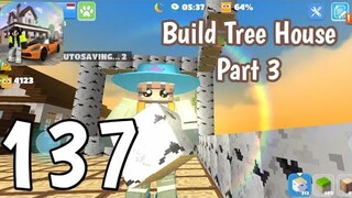 School Party Craft  - Build Tree House Part 3 - Gameplay Walkthrough Part 137 (iOS, Android)