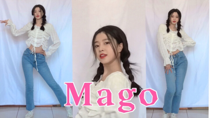 Mago's retro dance cover of Gfriend's girlfriend, let's dance together