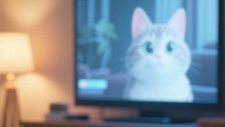 Kucing Jadi Komentator Berita