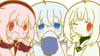 One-touch triple, but red, blue, and white mom?!