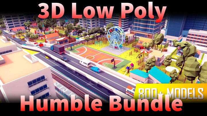 Humble Bundle 3D Low Poly dari Animpic Studio
