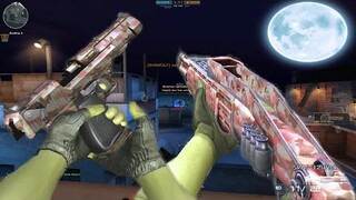 Crossfire NA Trash ( Đột Kích ) 2.0 : SPAS 12 Pink Camo Slug - Hero Mode X - Zombie V4