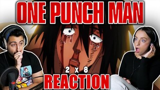 THIS SHOW IS GETTING INSANE! One Punch Man 2x8 REACTION! | "The Resistance of The Strong"