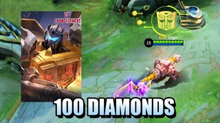 HOW TO GET ROGER TRANSFORMERS SKIN FOR ONLY 100 DIAMONDS