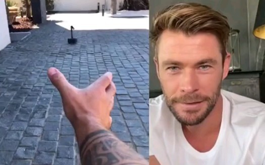 الشاب يمسك مطرقة ثور عن بُعد.. حتى ثور نفسه عاجز عن فهم هذه الحركة!