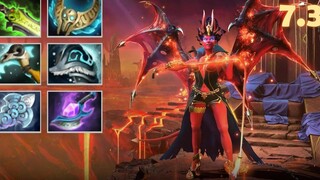 Queen of Pain QOP Mid Revenants Brooch + คอมโบดาบเทพ Dota 2 731 Meta ใหม่