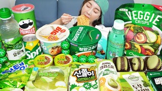 [Mukbang ASMR] 편의점 먹방 💚 직접만든 스팸마요 덮밥 청양고추라면 아이스크림 젤리 디저트 Korean Convenience Food Eatingshow Ssoyoung