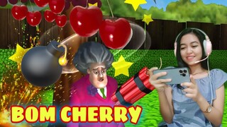 #PART18 ada bom di dalam buah cherry scary teacher | bom nya meledak sampe mental #games