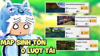 Meowpeo thử thách chơi những map sinh tồn không ai chơi trong Mini World