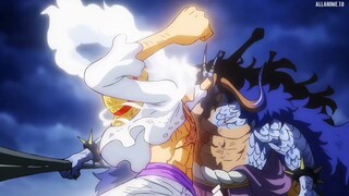 Luffy Gear 5 vs Kaido ep 1072 FULL FIGHT