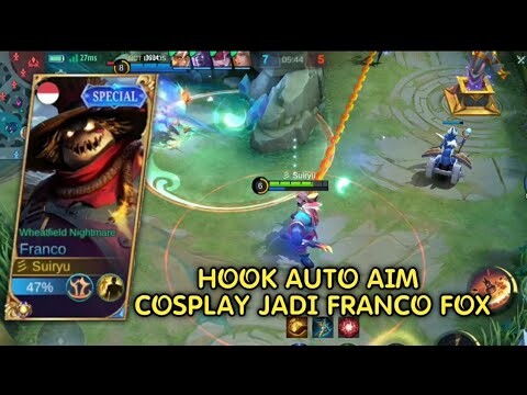 Cosplay Jadi Franco Mas Fox ! Hook Auto Aim - Mobile Legends