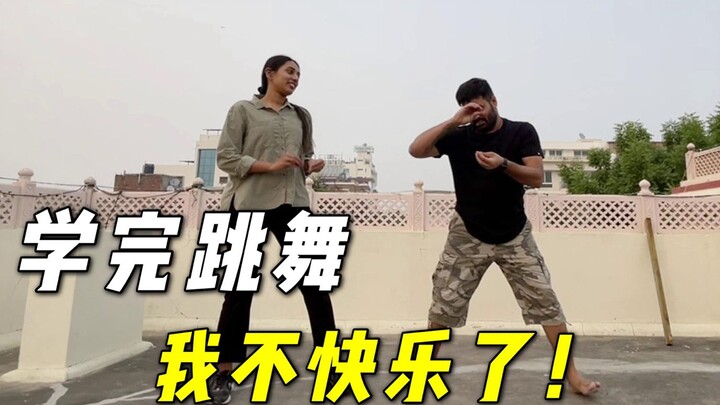 تعلمت الرقص مع صديقي المؤثر الهندي، وتعرضت لسيل من الانتقادات بسبب بطني الكبير، حتى إن ابنة أخي الصغ