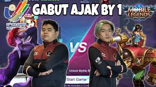 GABUT ! ADAIN 1 VS 1 MEMBER SEAGAMES ! R7 VS KIBOY ! PART 1