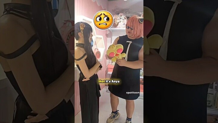 father's reaction when he saw Anya's muscular body