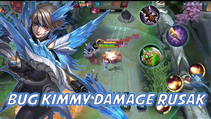 Bug Kimmy dengan Build DHS + Corrosion Scythe dan Golden Staff - Mobile Legends