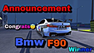 Bmw F90  Cop Winner | Giveaway | Car Parking Multiplayer
