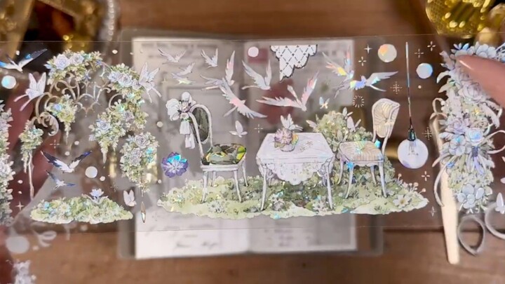 ASMR Fairytale castle collage jurnal🕊️