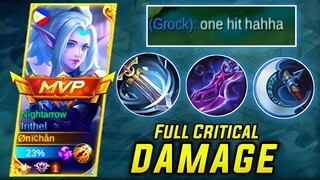 13 KILLS 🔥 IRITHEL FULL CRITICAL DAMAGE BUILD | TOP GLOBAL GAMEPLAY