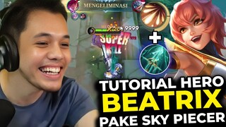 Tutorial Gameplay Terbaik Sepanjang Masa!! Beatrix Shotgun + Sky piercer Gila!! - Mobile Legends