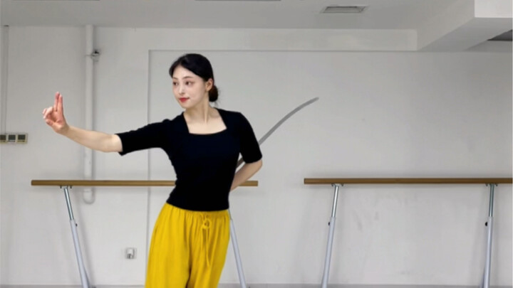 Chinese Style Sword Dance Short Dance Lines｜"One Flower, One Sword"