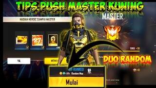 TIPS PUSH RANK BARENG RANDOM DUO RANKED  ||  🔥GARENA FREE FIRE MAX🔥