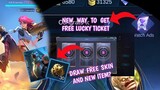 New easiest way on how to get free lucky ticket | Mobile Legends Bang Bang
